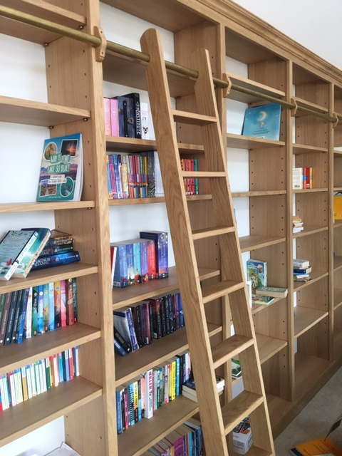 Blond Oak Bookcase